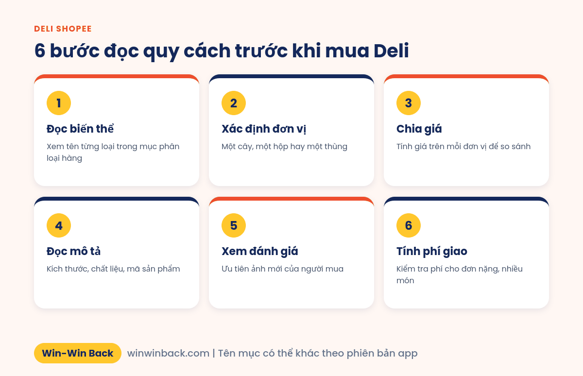 6 bước đọc quy cách văn phòng phẩm Deli trước khi mua trên Shopee